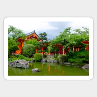 Sanjusangendo Temple Garden Japan Sticker